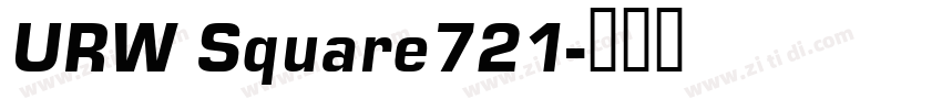 URW Square721字体转换 URW Square721字体转换